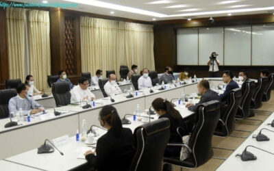 Members of the Task Force for facilitation of ASEAN Humanitarian Assistance to Myanmar through the AHA Centre met with the Cambodia Delegation